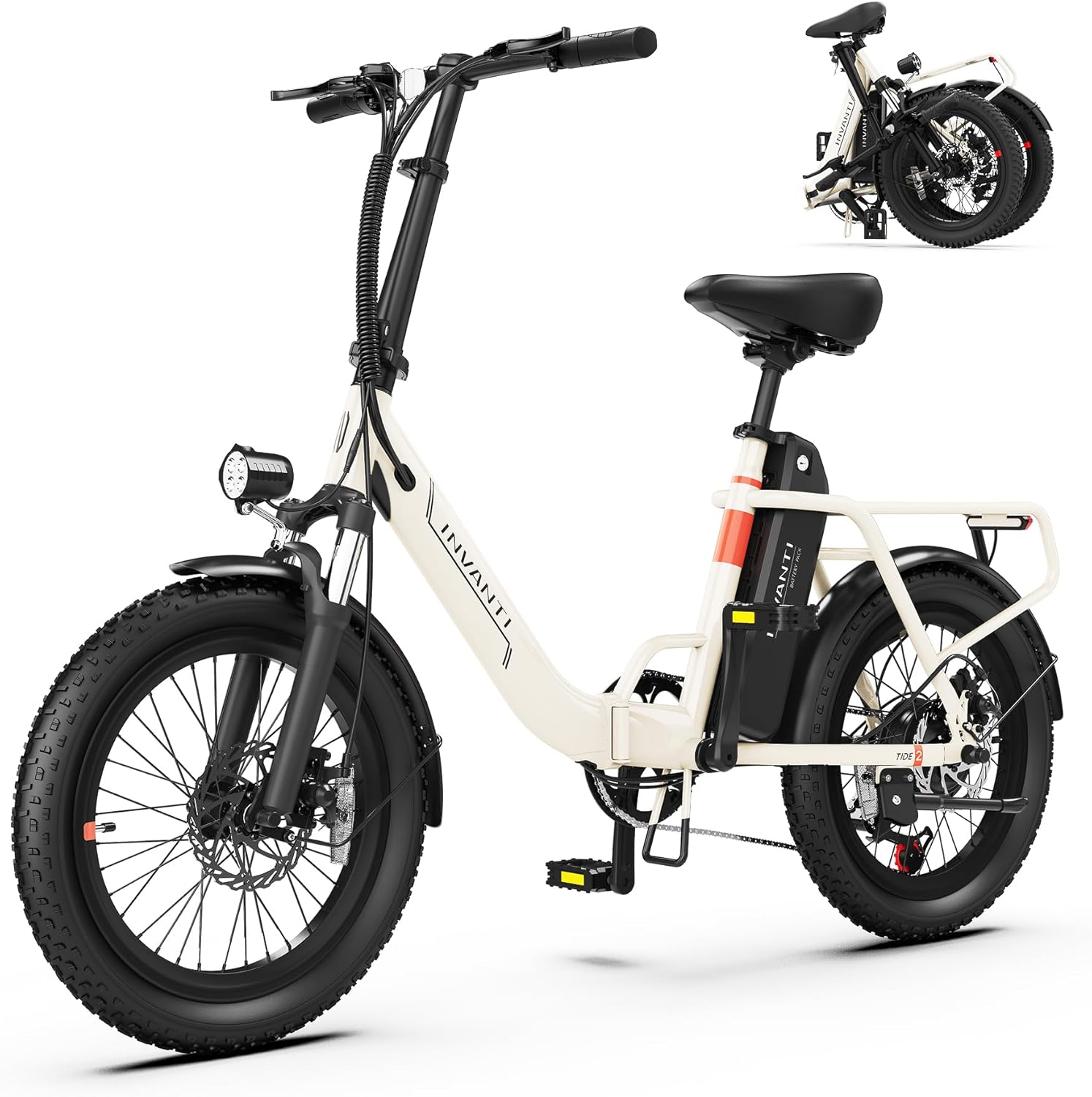 7-Speed Folding Electric Bike - 25mph